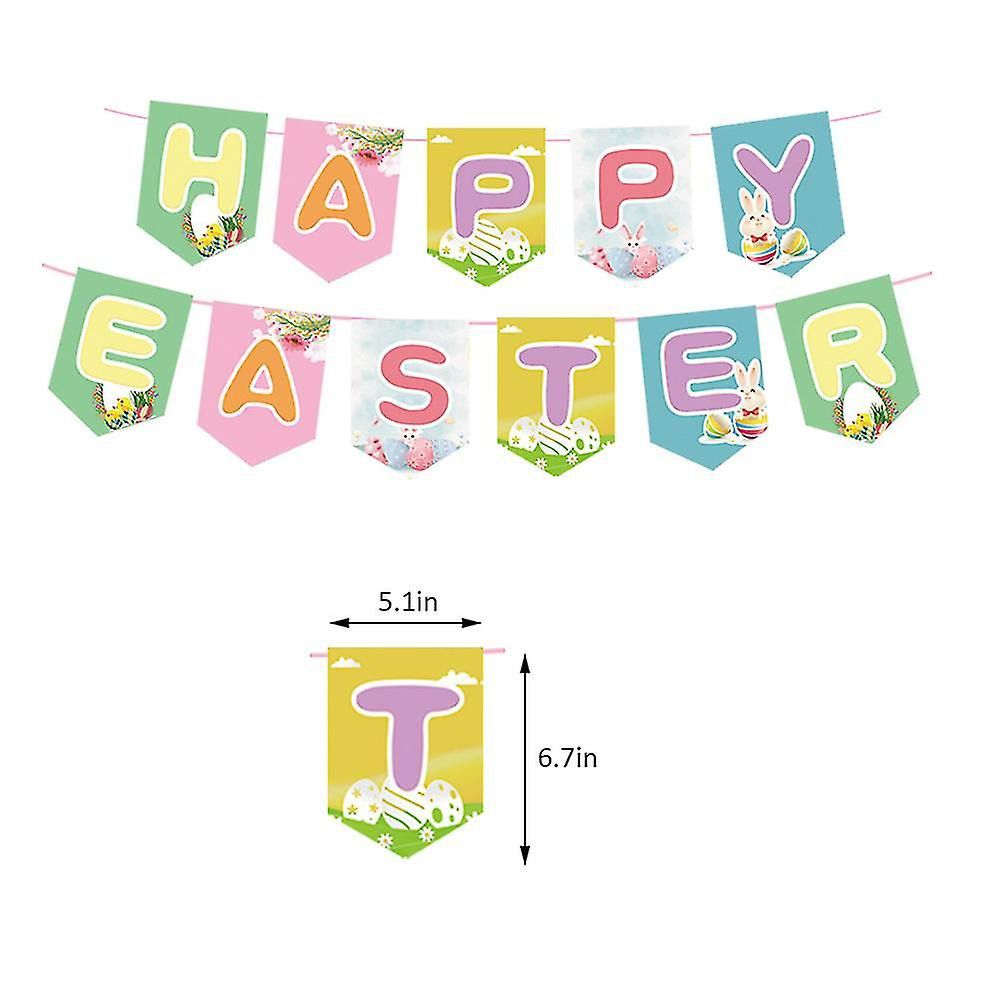 29pcs Happy Easter Celebrate Balloons Party Decorations