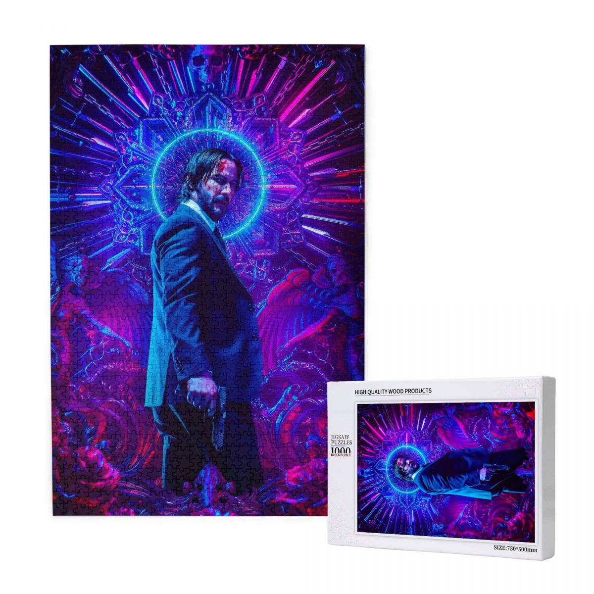 John Hitman Film Wooden Jigsaw Puzzle