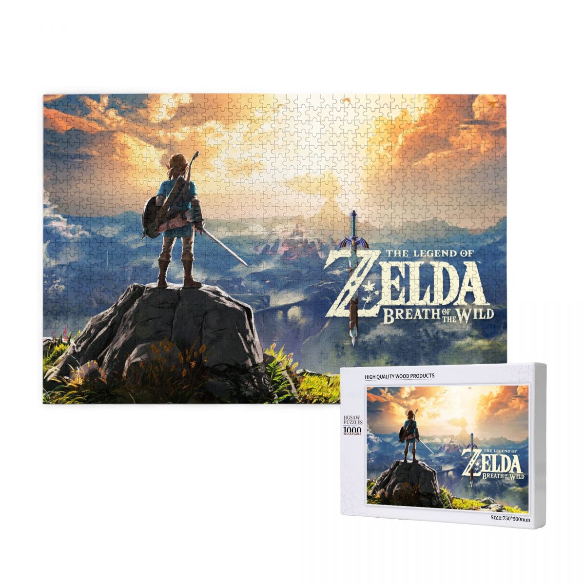 Legend of Princess Hero Game Wooden Jigsaw Puzzle
