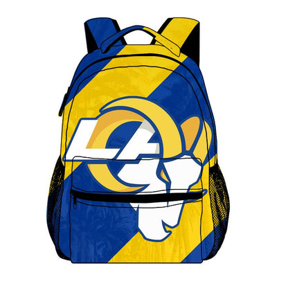 Los Angeles Yellow Football Sport School Backpack