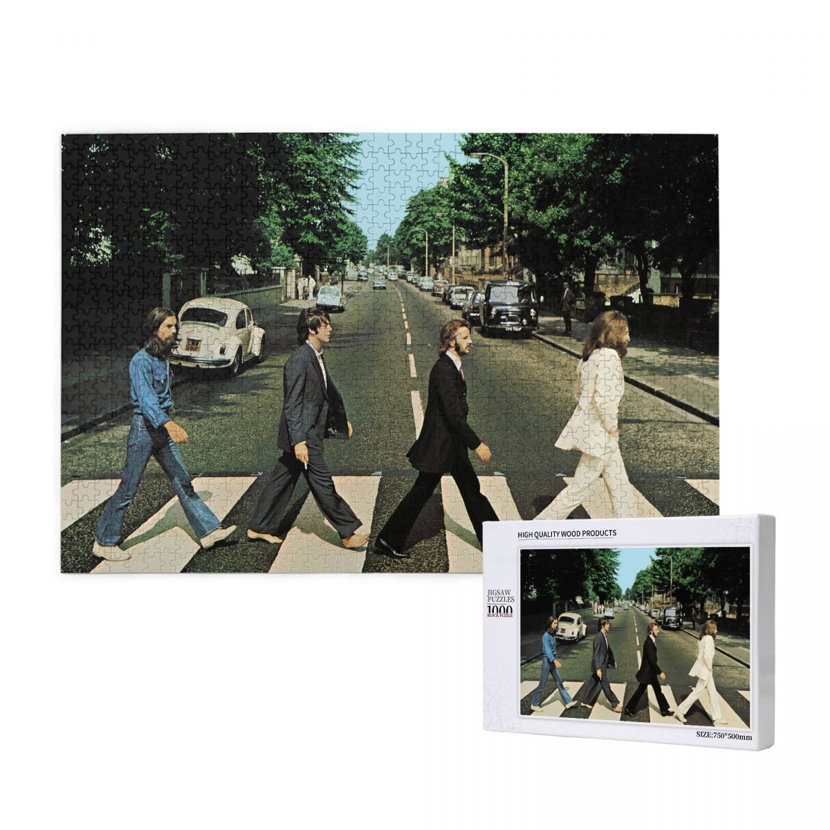 Music Album Abbey Road Wooden Jigsaw Puzzle
