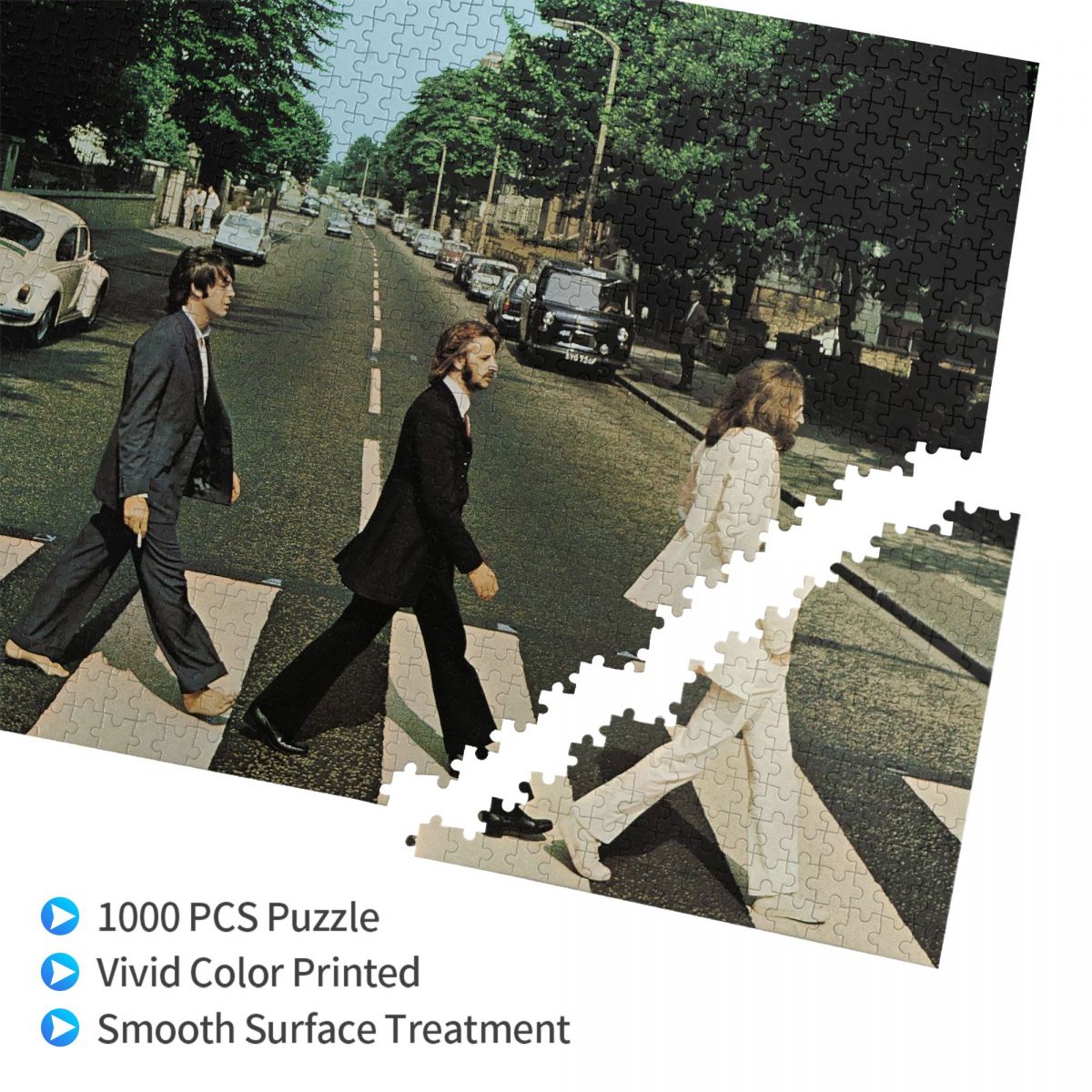 Music Album Abbey Road Wooden Jigsaw Puzzle
