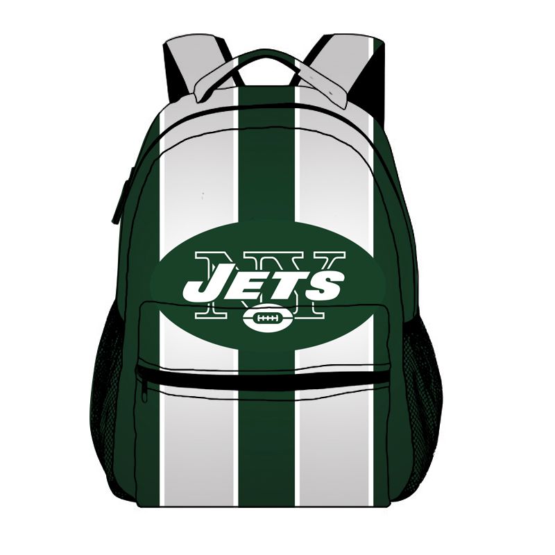 New York Green Football Sport School Backpack