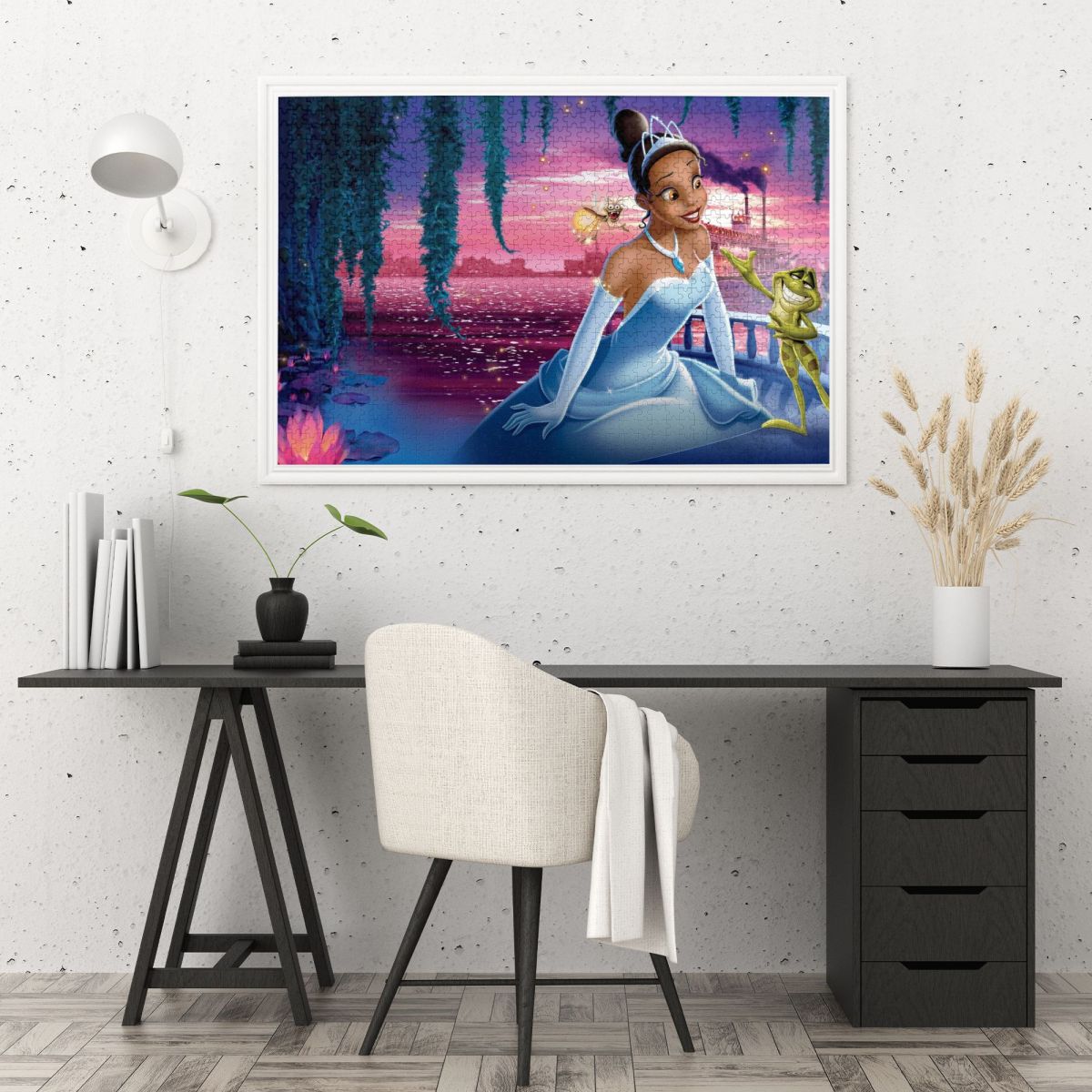 Princess Tiana with Frog Wooden Jigsaw Puzzle