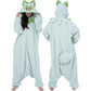 Quadrupedal Feline Grass Species Cartoon Costume Onesie