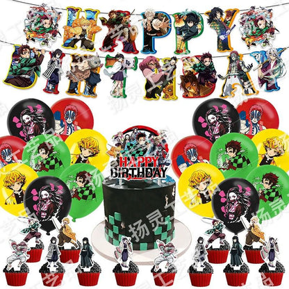 Slayer Journey Corps Anime Party Decorations