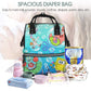 Square Sponge Diaper Bag Backpack