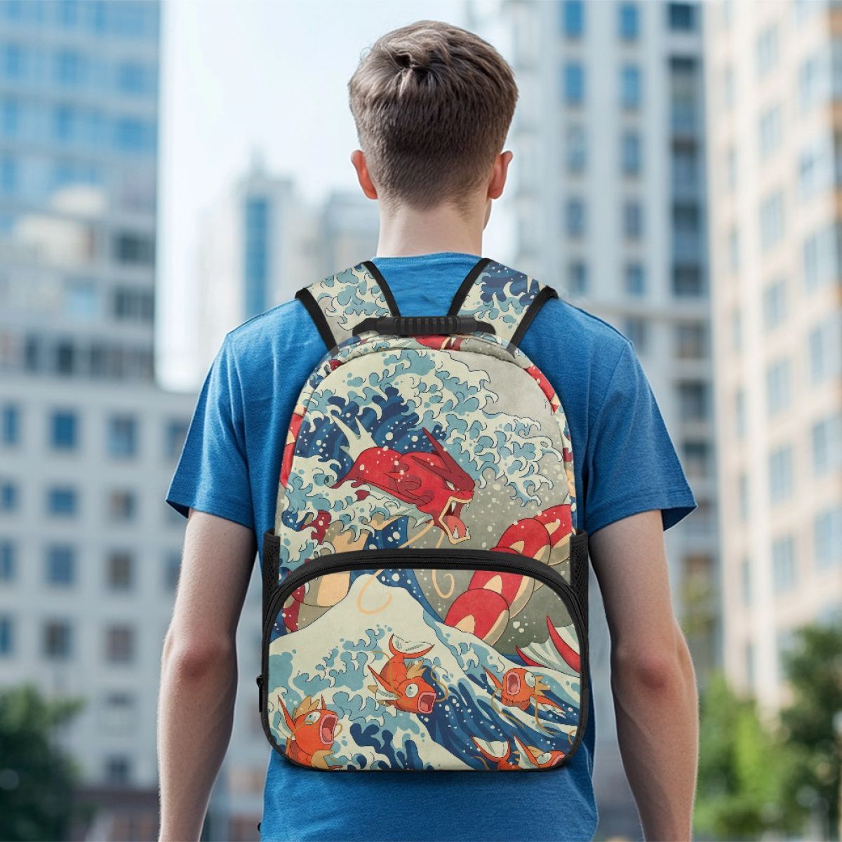 The Great Wave Dragon Backpack