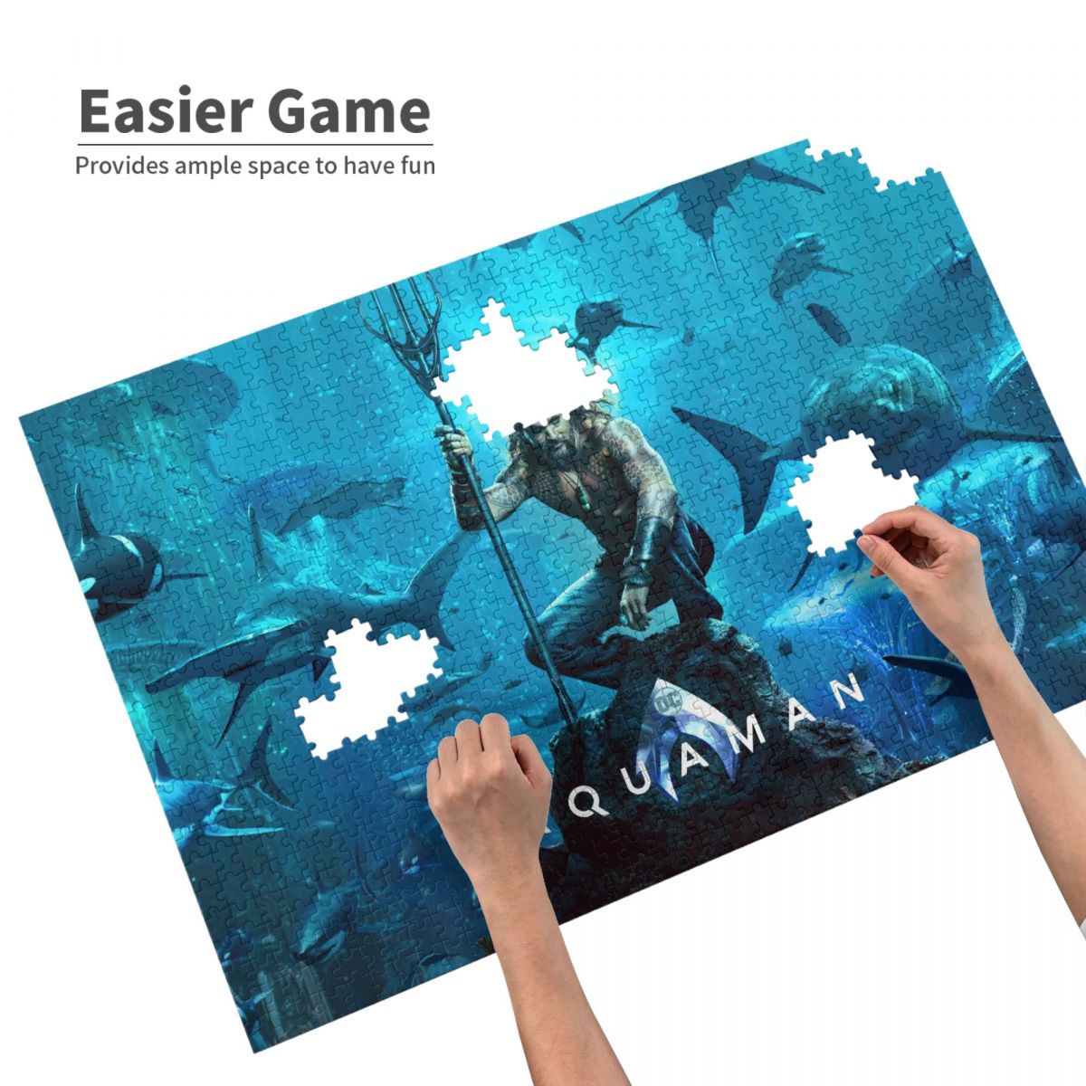 Underwater Kingdom Superhero Wooden Jigsaw Puzzle