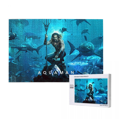 Underwater Kingdom Superhero Wooden Jigsaw Puzzle