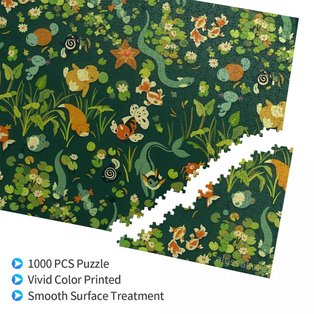 Water Species Wooden Jigsaw Puzzle