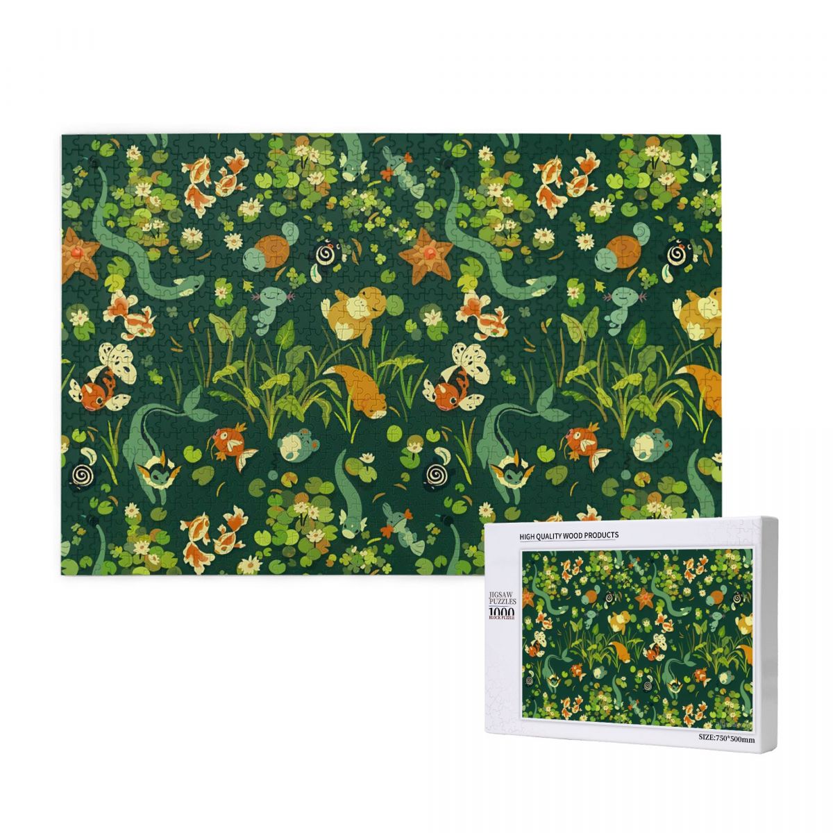 Water Species Wooden Jigsaw Puzzle