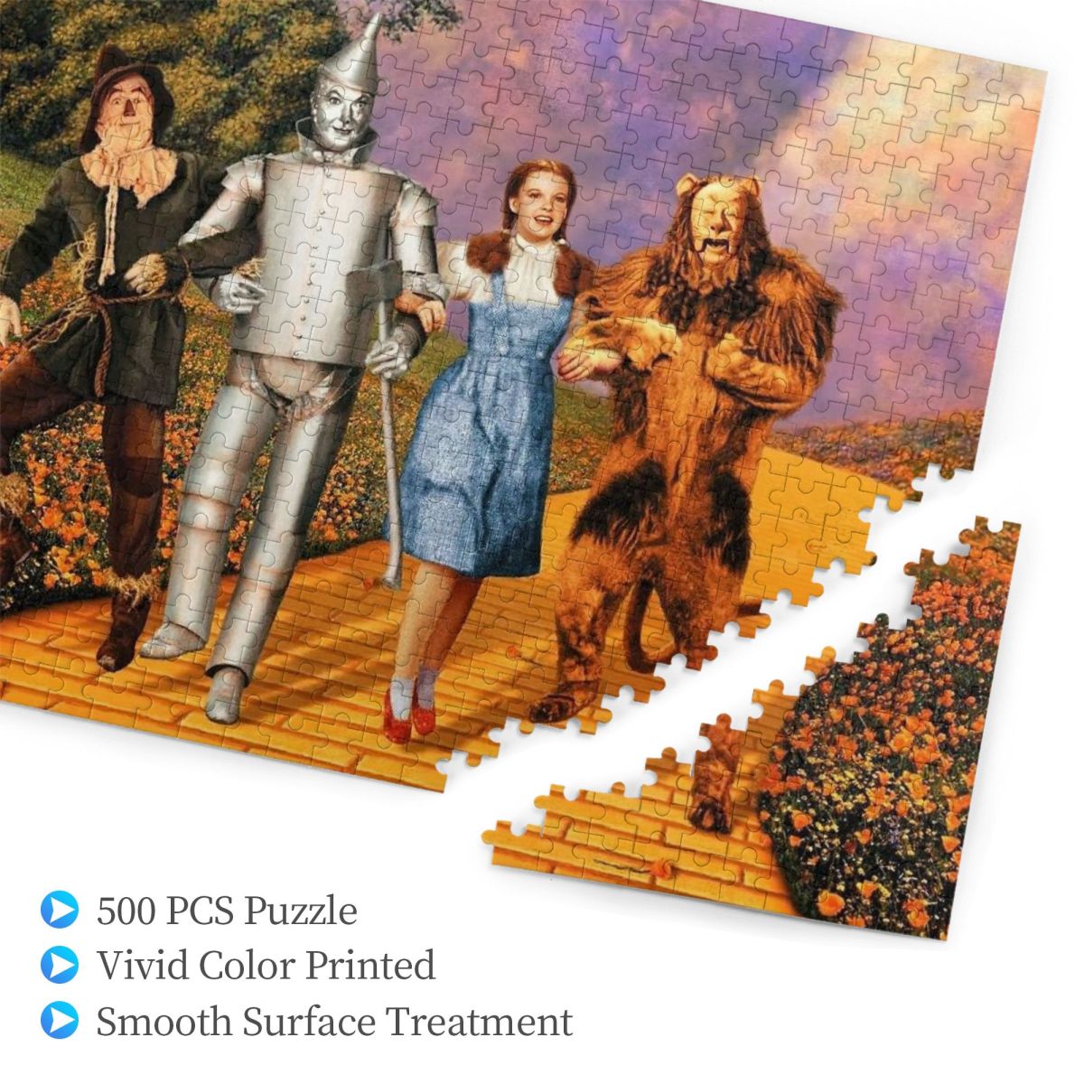 Young Kansas Girl Wooden Jigsaw Puzzle