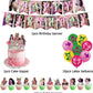 30pcs Cartoon Melanie Birthday Balloons Party Decorations