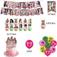 30pcs Cartoon Melanie Birthday Balloons Party Decorations