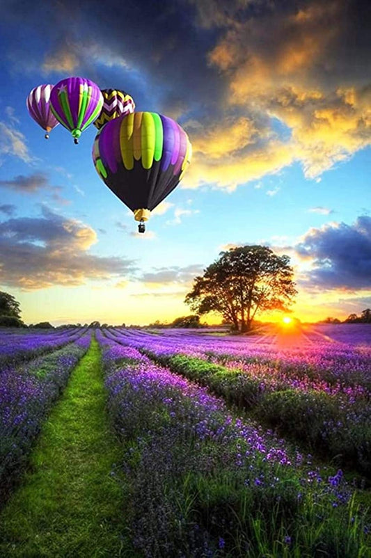 Hot Air Balloon 1000 Pieces Wooden Jigsaw Puzzle
