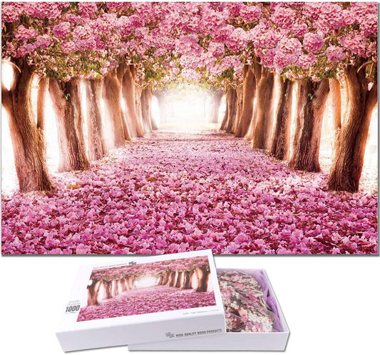 Sakura Kirschblüte 1000 Teile Holzpuzzle