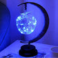 Lampe de nuit lunaire décorative à LED enchantée de bureau de chevet