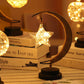 Bedside Desk Decorative Echanted LED Lunar Night Lamp | Star Lamp | Cresent Lamp | Bedroom Lamp | Decorative Lamp | Gift Lamp