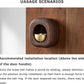 Square Walnut Wooden Shopkeepers Bell