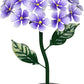 Blue/Purple/Red Hydrangea Garden Stakes with Solar Light