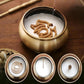 Agarwood Chinese Brass Incense Burner Set Powder Making Kit