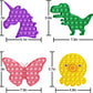 4 Pack Pop It Fidget Toy Kids Animal Mini Bubble Sensory Unicron Dinosaur Butterfly Octopus