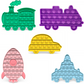 5 pièces par paquet à partir de 30 types de jouets Fidget Mini jouet sensoriel à bulles colorées