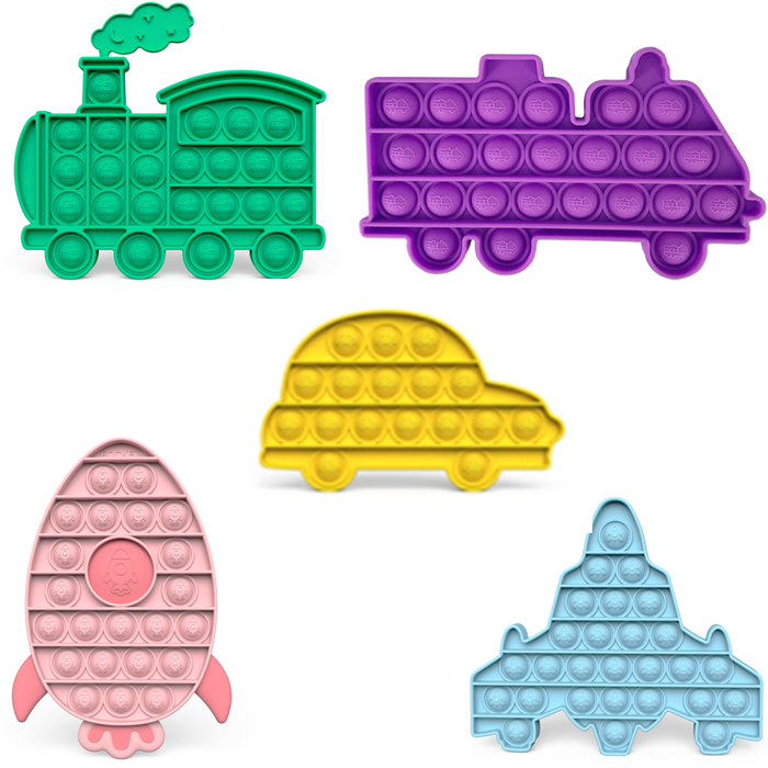 Mignon Coloré Pop Bubble Fidget Toy Squeeze Sensory Toy 5 packs par se –  ApesBox