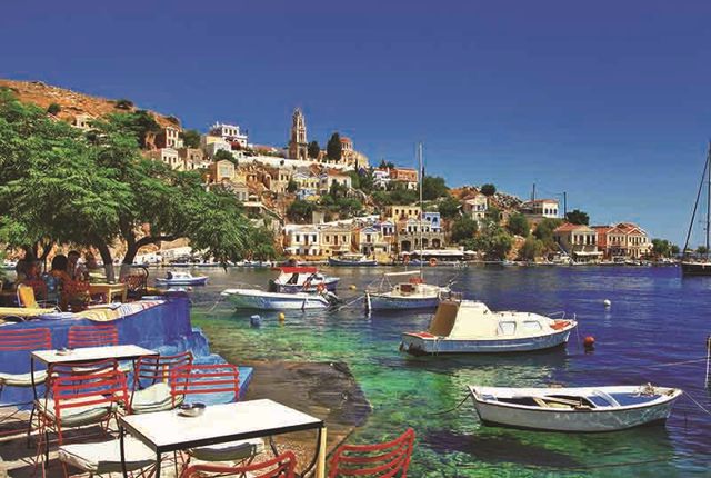Greece Country Symi Greek Island Town 1000 Pieces Jigsaw Puzzles