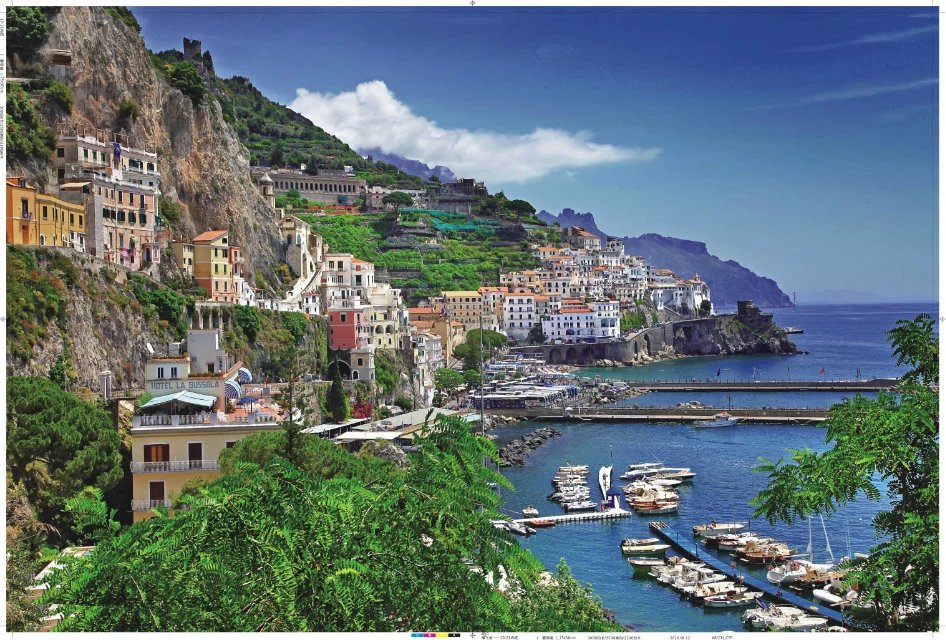 Italy Positano Aegean Sea Coast 1000 Pieces Jigsaw Puzzles