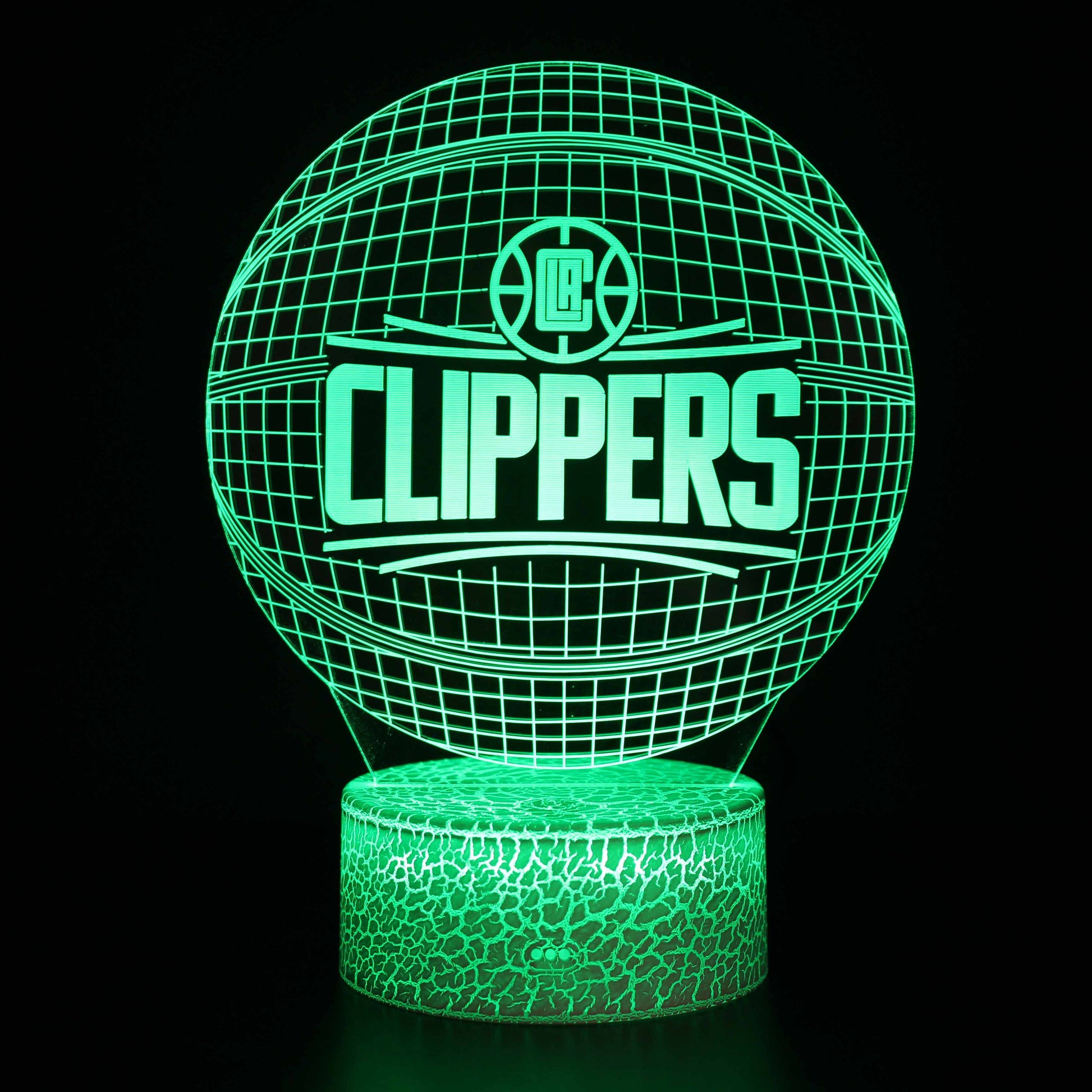 Los Angeles Clippers Basketball Team 3D Night Light