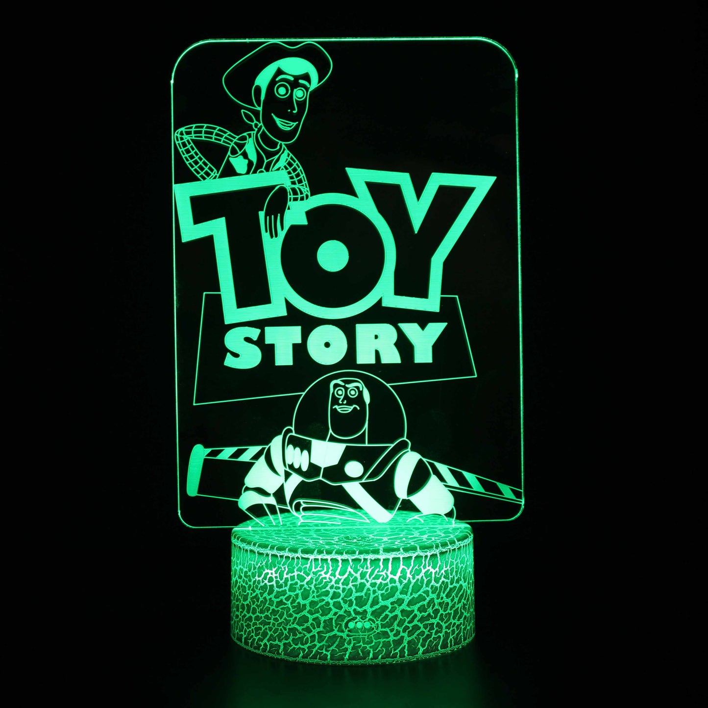 Toy Story Woody Buzz Lightyear 3D Night Light