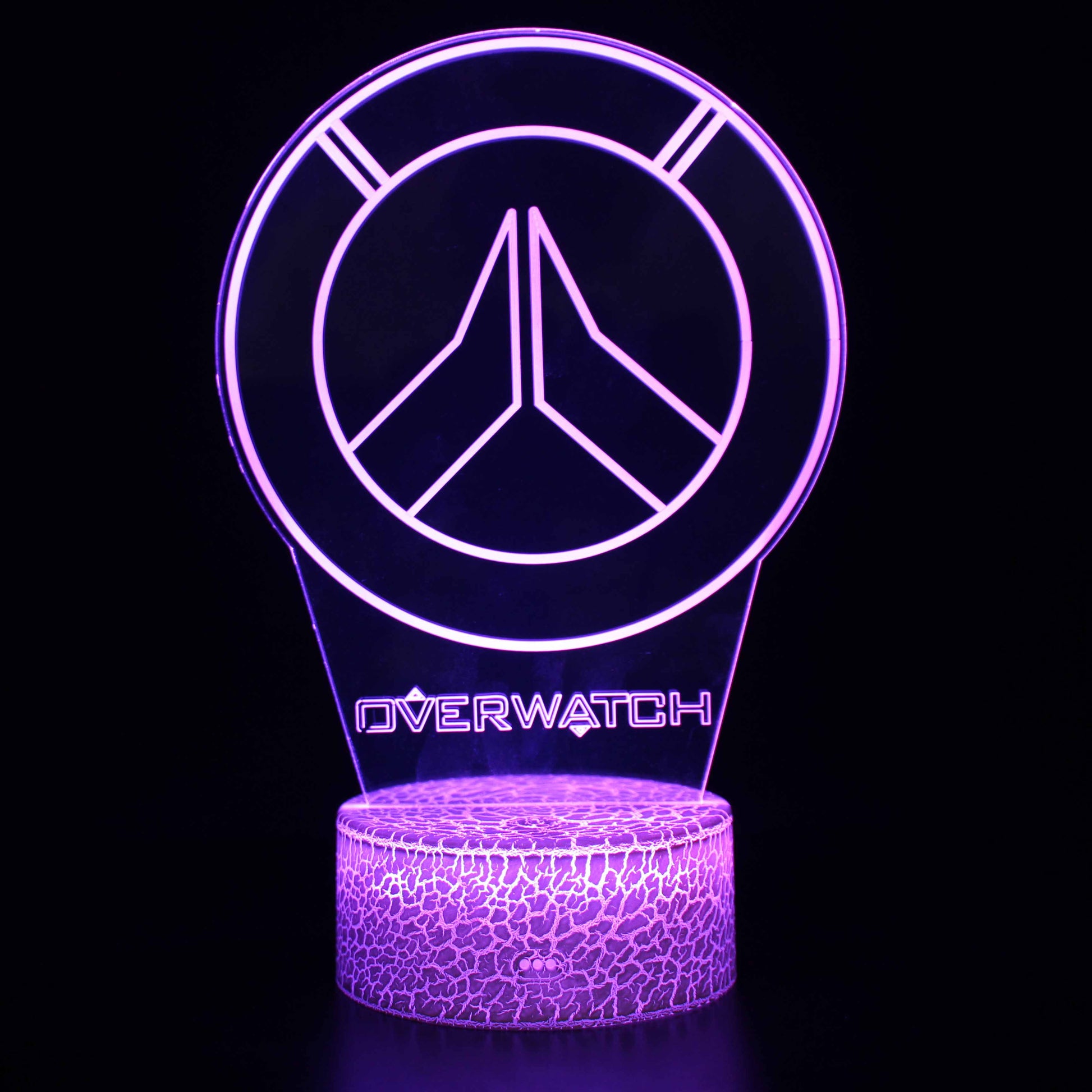 Video Game Overwatch Logo 3D Night Light