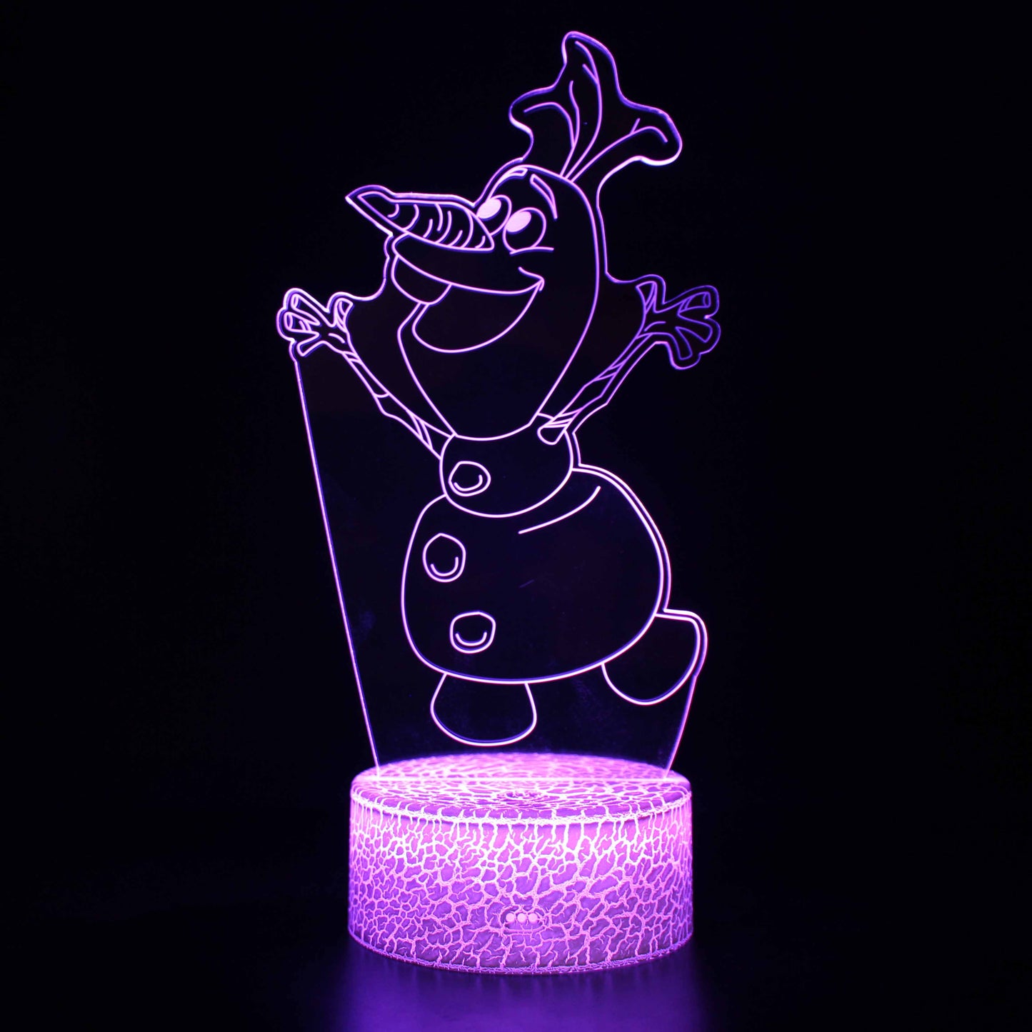Olaf Snowman Frozen Cartoon 3D Night Light