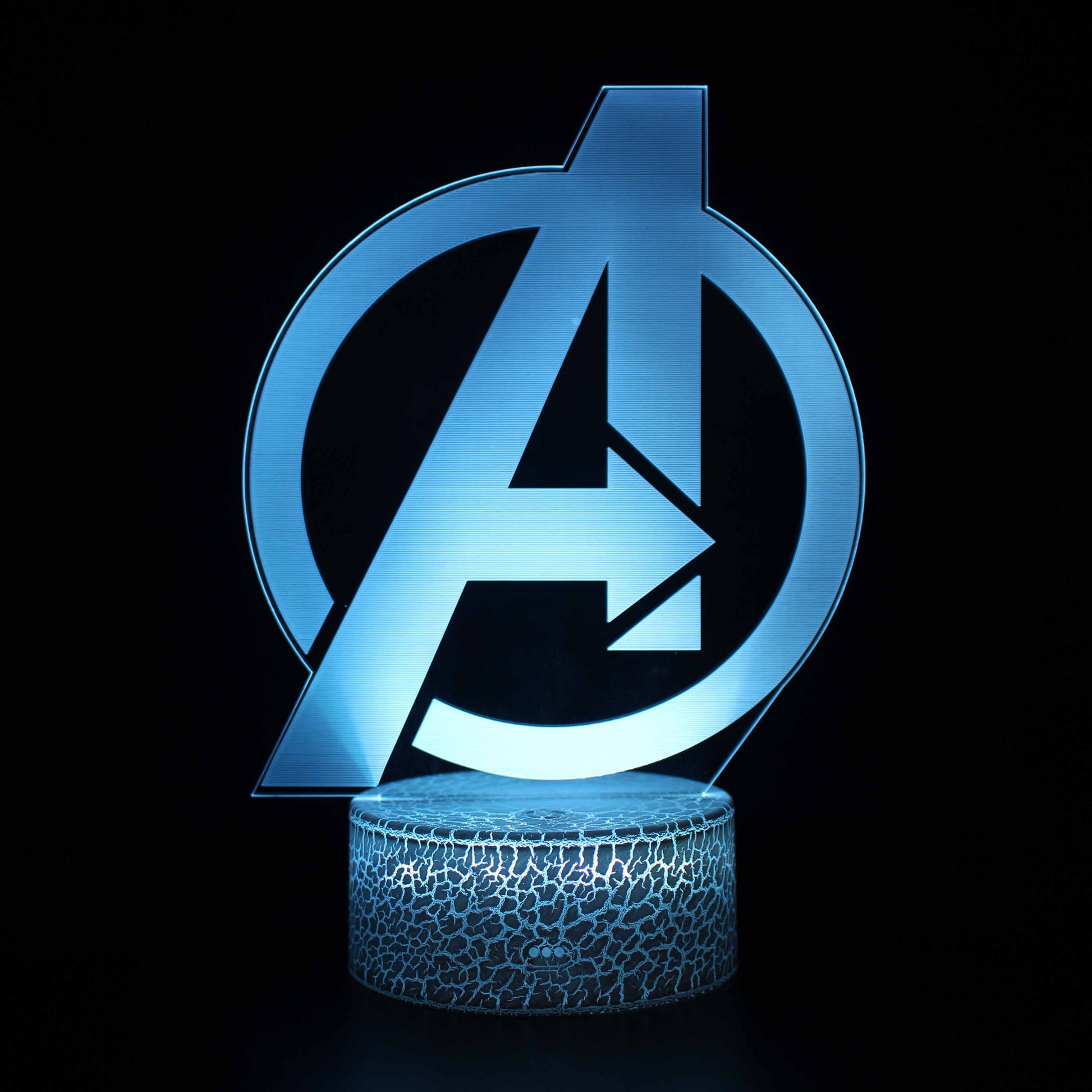 Marvel Comic Avengers Logo 3D Night Light