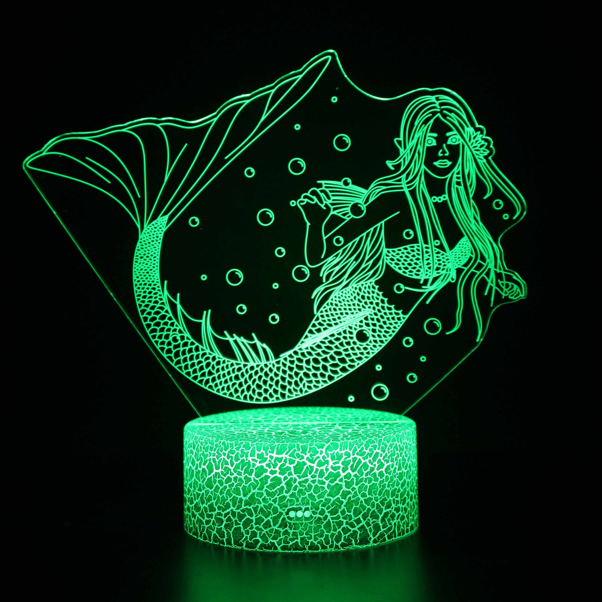 Underwater Girly Mermaid 3D Night Light