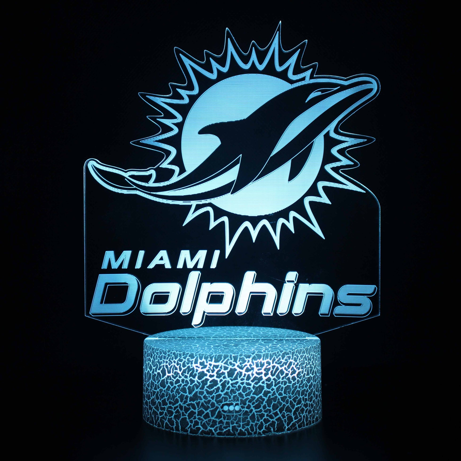 Miami Dolphin Logo NFL 3D Night Light