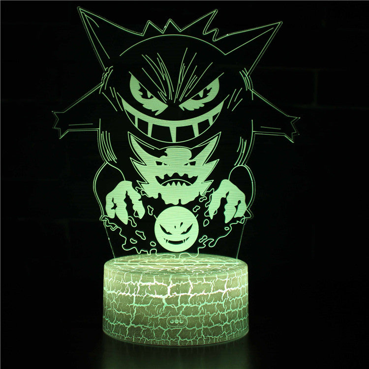 Pokemon Gengar Ghost 3D Night Light