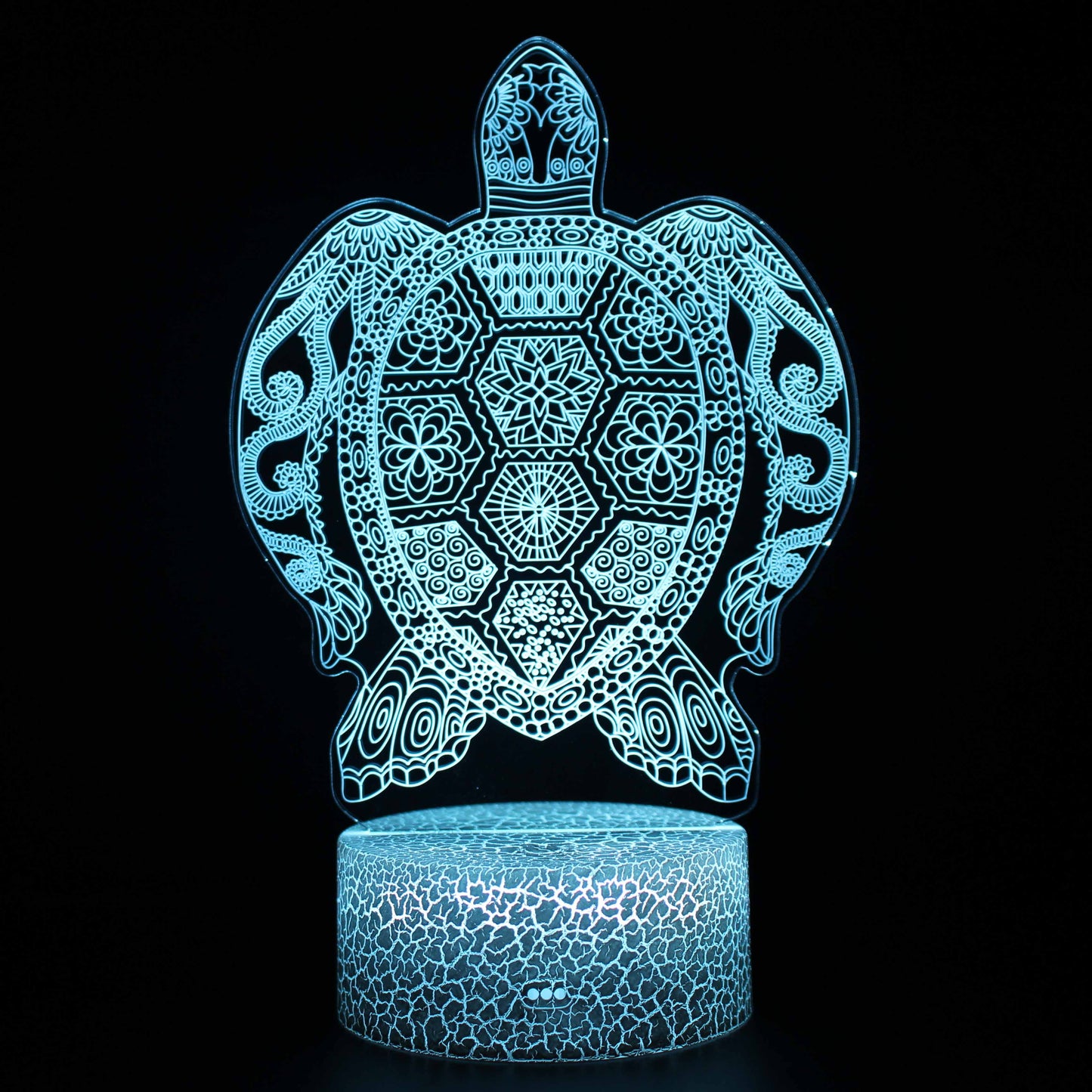 Ethnic Sea Turtle 3D Illusion Night Light