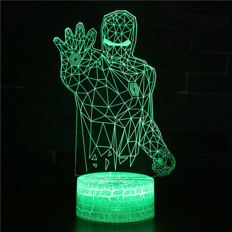 Superhero Iron Man 3D Night Light