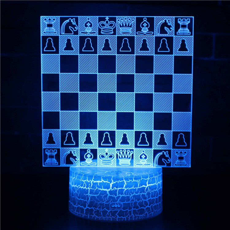 Chess Board 3D Night Light