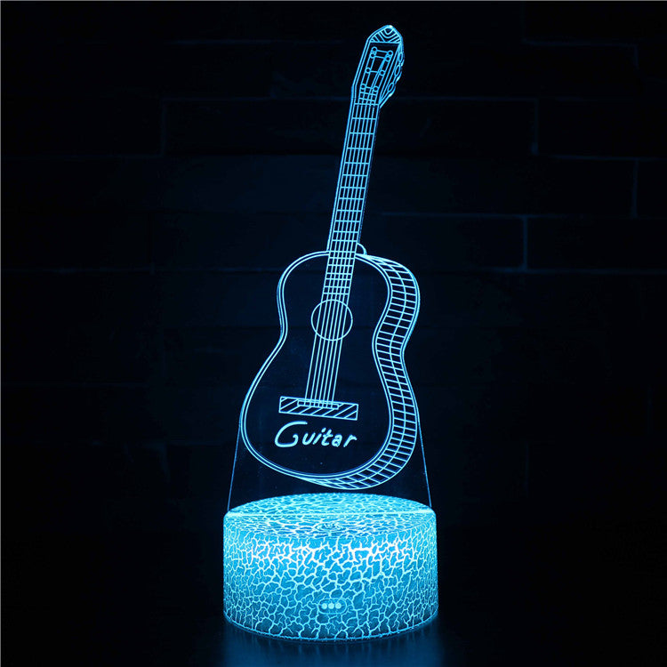 Musical Instrument Guitar 3D Night Light