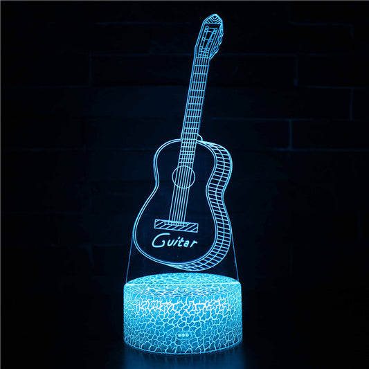 Musical Instrument Guitar 3D Night Light
