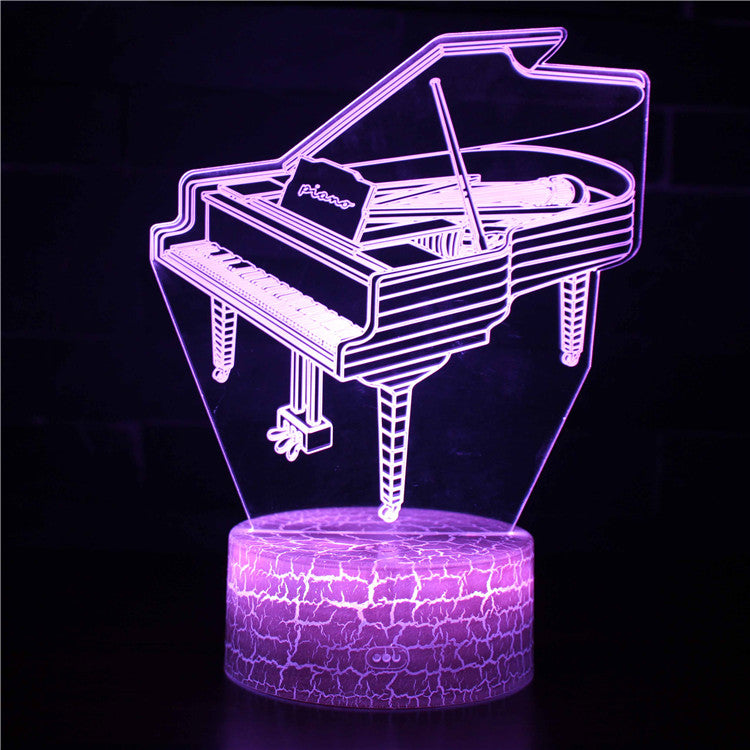 Piano Model 3D Night Light