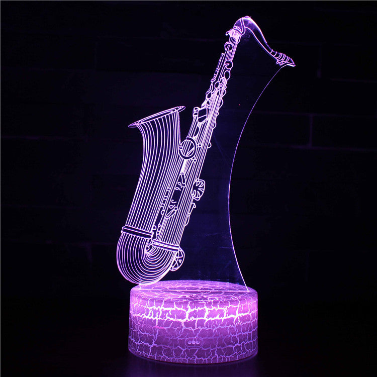 Saxophone Model 3D Night Light