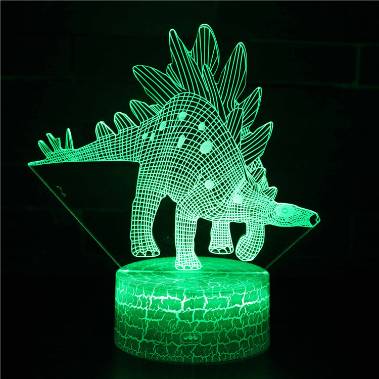 Stegosaurus Dinosaur 3D Night Light