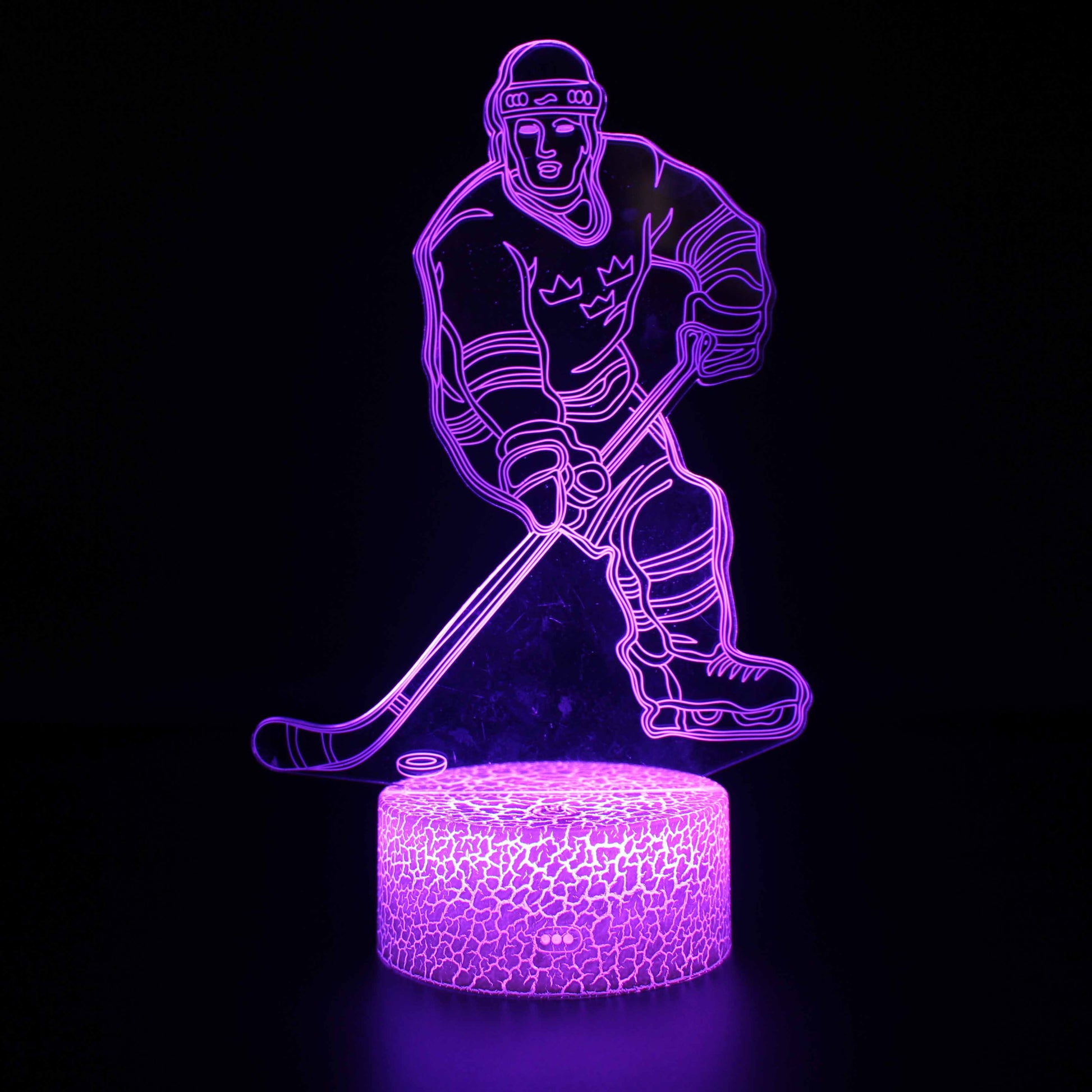 Hockey Player Sport 3D Night Light