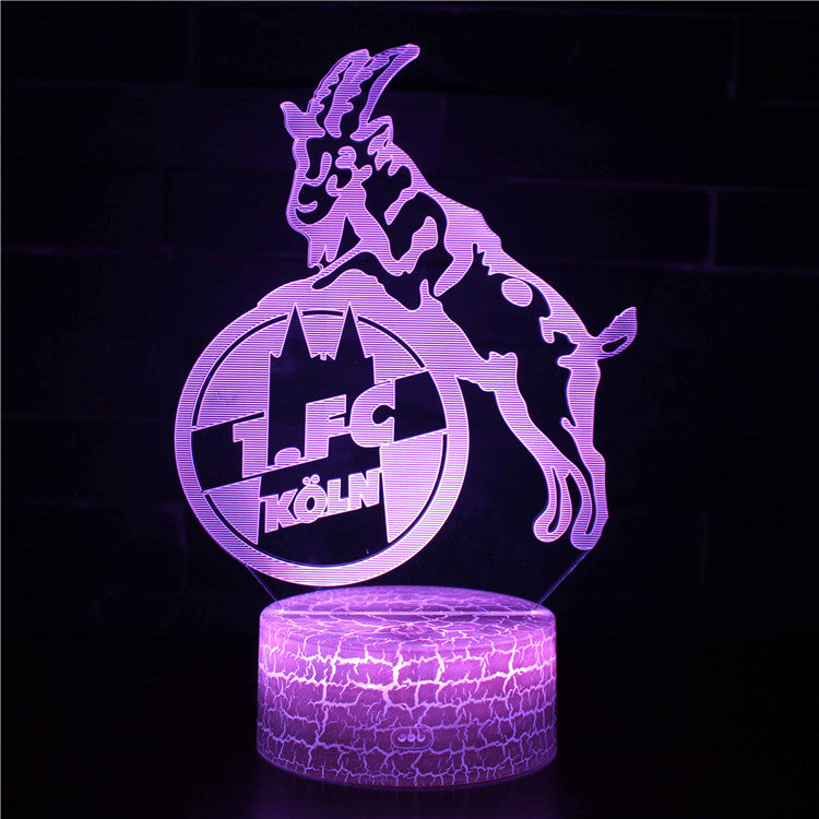 FC Koln Cologne Football Club 3D Night Light