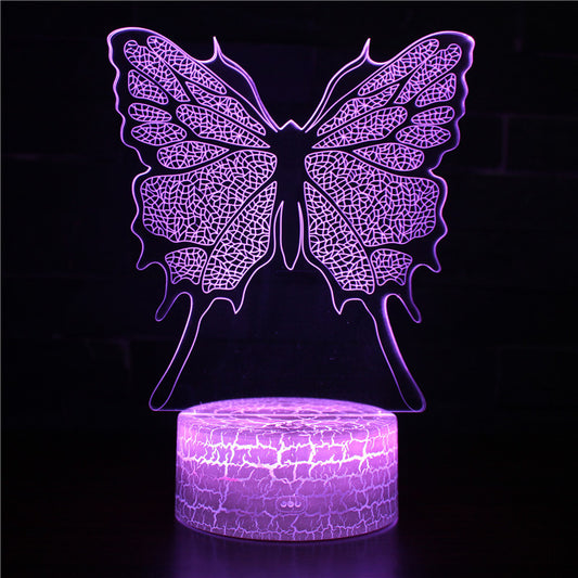 Vivid Wings Look Butterfly 3D Night Light